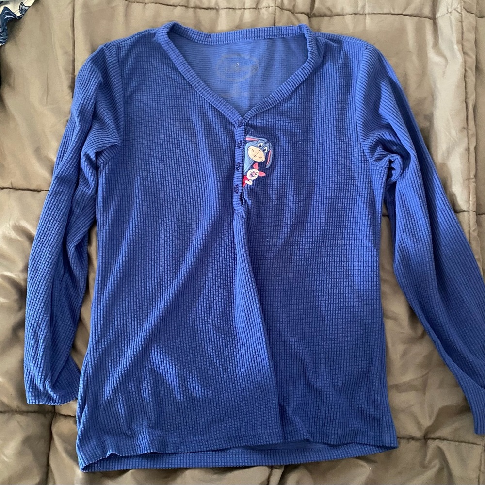 Vintage Disney Eeyore Pijama Top